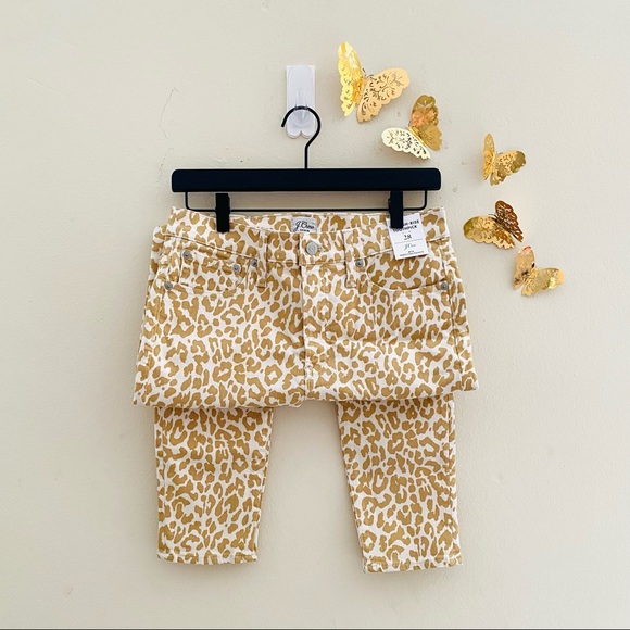 NWT: J CREW | Leopard High-Rise Toothpick Jeans - Picture 2 of 9
